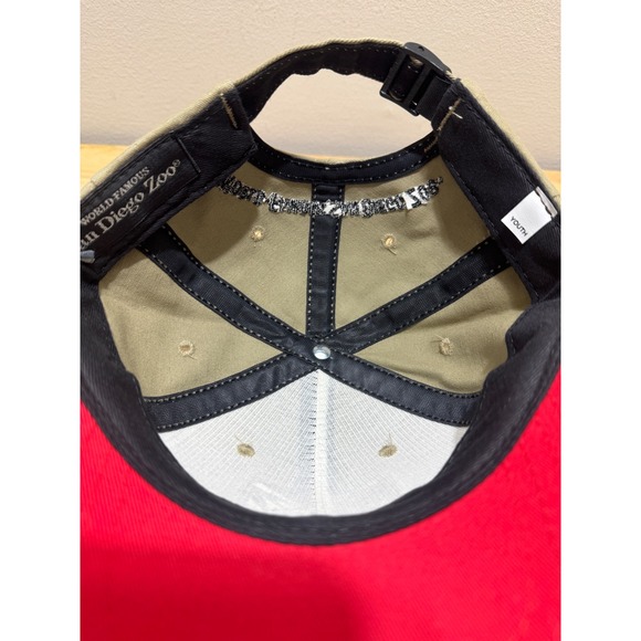 Vintage World Famous San Diego Zoo Panda Patch Adjustable Youth Baseball Cap Hat - Picture 9 of 12